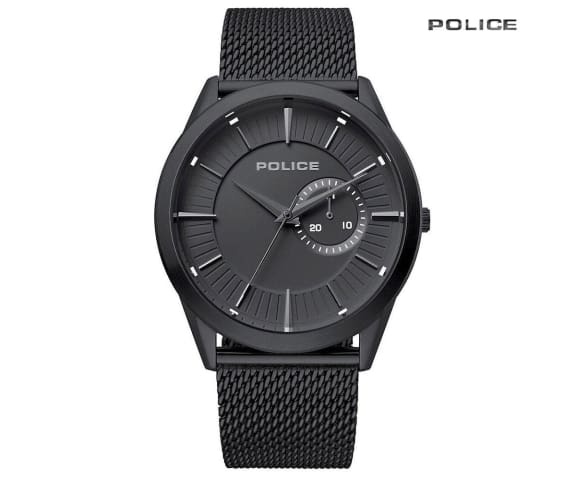 POLICE PL15919JSB/02MM Helder Analog Stainless Steel Strap Men’s Watch