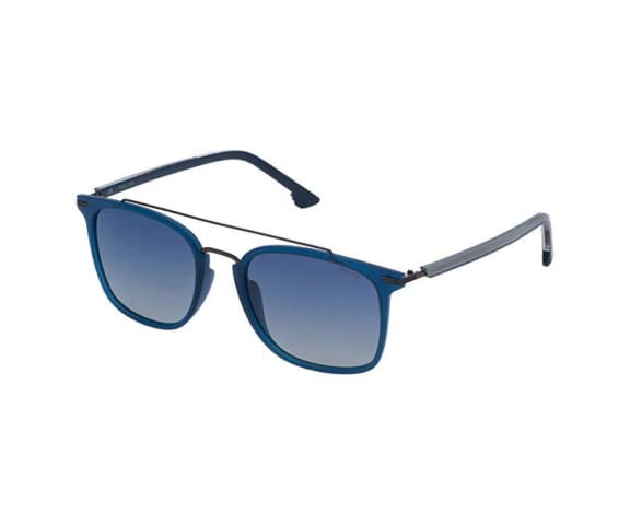 Police Square Mens Sunglasses Blue SPL583M