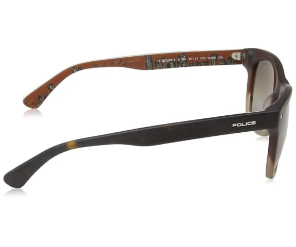 Police Unisex Brown Full-Rim Sunglasses SPOLS1861CW41M50