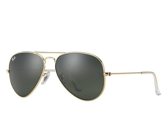 Ray-Ban Unisex Aviator Gold Sunglasses SRBNRB3025CL020558