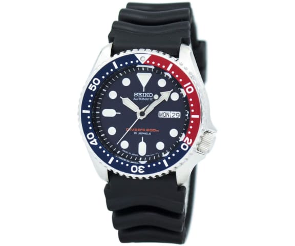 SEIKO SKX009J1 Divers Automatic Blue Dial & Pepsi Bezel Rubber Strap Men’s Watch