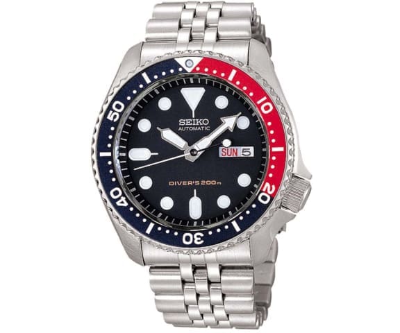 SEIKO SKX009K2 Divers Automatic Pepsi Blue 200 Meter Stainless Steel Men’s Watch