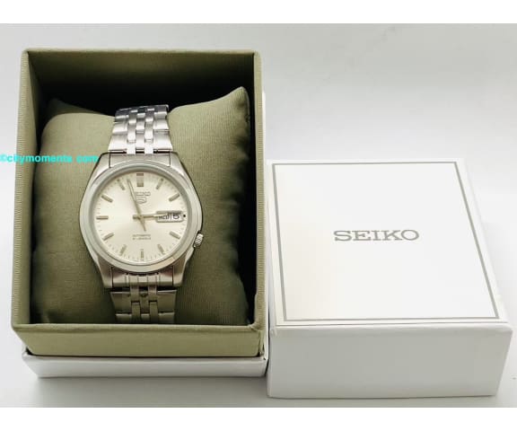 SEIKO SNK355K1 Automatic Analog Stainless Steel Silver Dial Men’s Watch