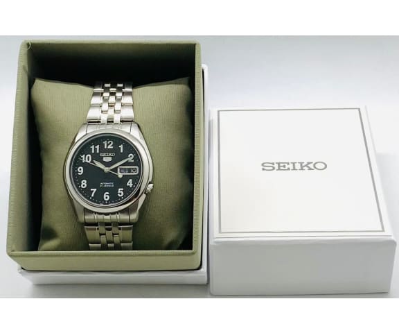 SEIKO SNK381K1 Automatic Analog Black Dial Stainless Steel Men’s Watch