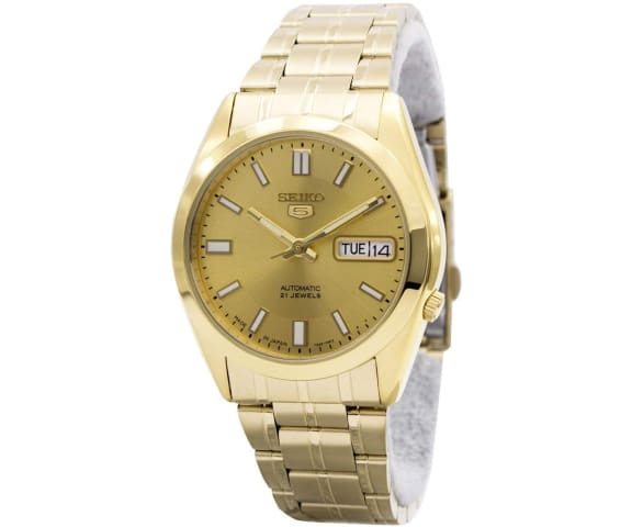 SEIKO SNKE92J1 Automatic Analog Stainless Steel Gold Dial Men’s Watch