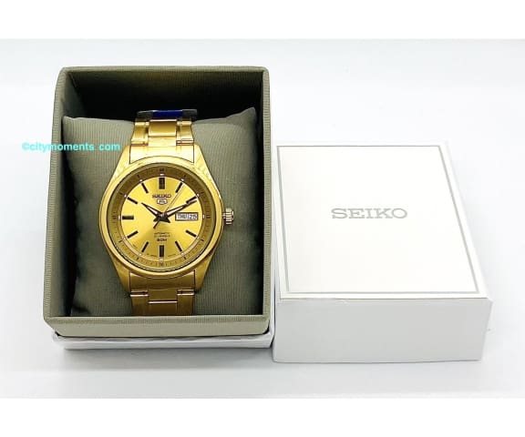 SEIKO SNKN96J1 Automatic Stainless Steel Gold Men’s Watch