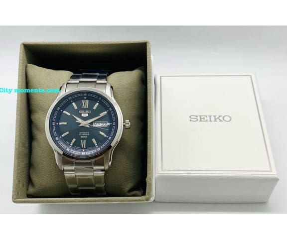 SEIKO SNKP17J1 Japan Made Automatic Analog Blue Dial Stainless Steel Men’s Watch