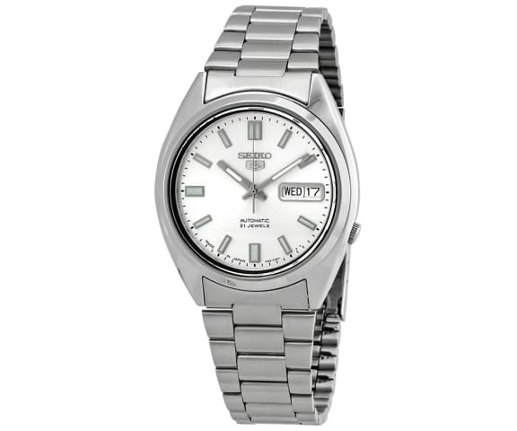 SEIKO SNXS73J1 Automatic Stainless Steel White Dial Mens Watch