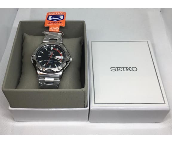 SEIKO SNZ449J1 Automatic Analog Stainless Steel Black Dial Men’s Watch