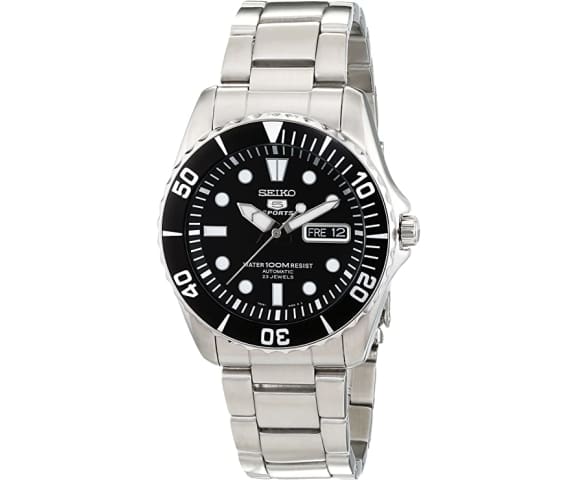 SEIKO SNZF17K1 Automatic Analog Stainless Steel Black Dial Men’s Watch