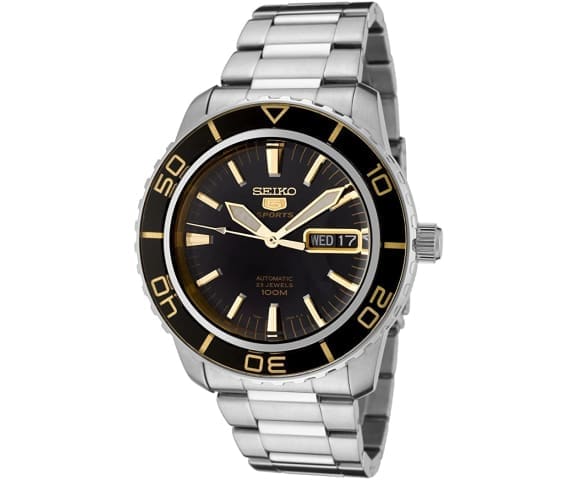 SEIKO SNZH57K1 Automatic Analog Black Dial Stainless Steel Men’s Watch