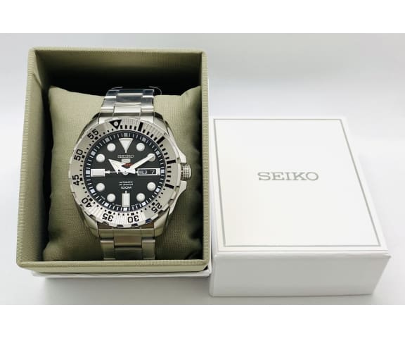 SEIKO SRP599J1 Japan Made Automatic Analog Black Dial Stainless Steel Men’s Watch