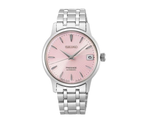 SEIKO SRP839J1 Presage Automatic Analog Stainless Steel Pink Dial Women’s Watch