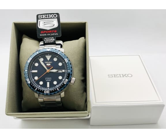 SEIKO SRPC63J1 Japan Made Analog Automatic Blue Dial Stainless Steel Men’s Watch