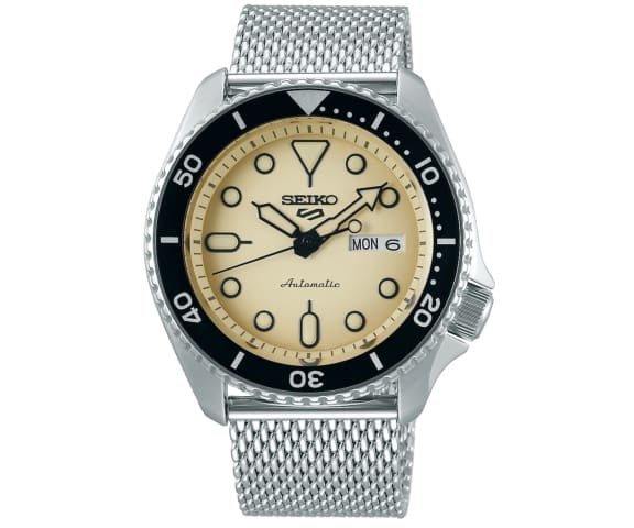 SEIKO SRPD67K1 Automatic Series 5 Analog Stainless Steel & Beige Dial Men’s Watch