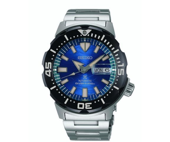 SEIKO SRPE09J1 Prospex Monster 200 Meter Divers Analog Automatic Stainless Steel Men’s Watch