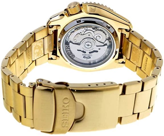 SEIKO SRPE74K1 5 Sports Automatic Gold Stainless Steel Men’s Watch