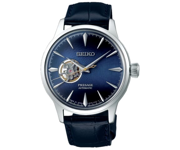 SEIKO SSA405J1 Presage Automatic Analog Formal Blue Dial Men’s Leather Watch
