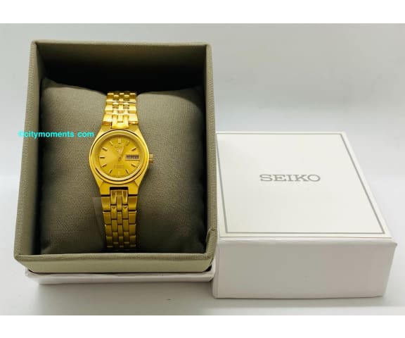 SEIKO SYMA04K1 Analog Automatic Gold Dial Stainless Steel Women’s Watch