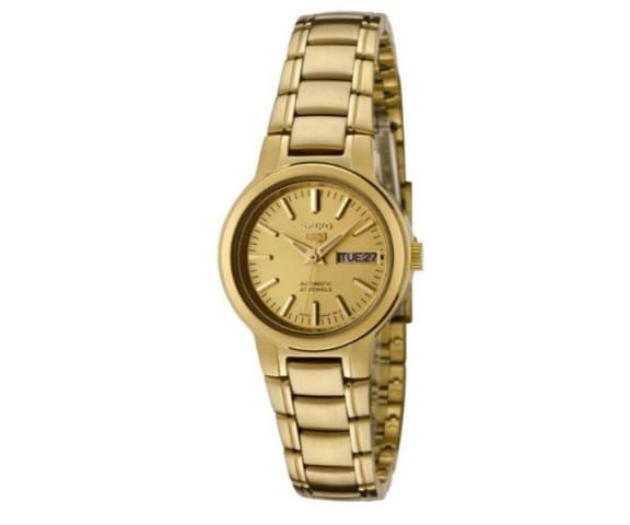 SEIKO SYME46K1 Analog Automatic Gold Dial Stainless Steel Women’s Watch
