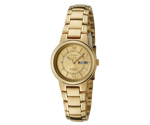 SEIKO SYME58K1 Analog Automatic Gold Dial Stainless Steel Women’s Watch