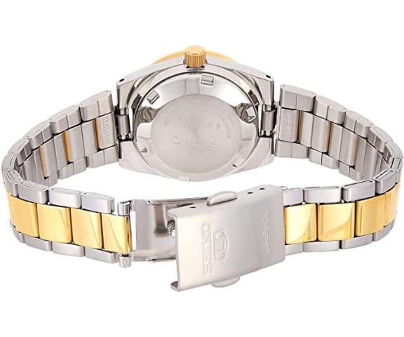 SEIKO SYMG42J1 Automatic Water Resistant Stainless Steel White & Gold Dial Women’s Watch