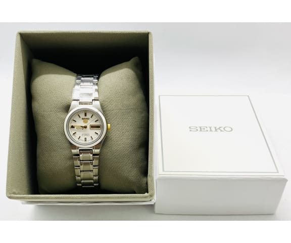 SEIKO SYMH17J1 Japan Made Automatic Analog Stainless Steel White Dial Women’s Watch
