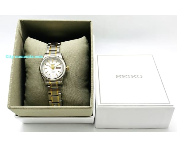 SEIKO SYMK19J1 Japan Made Analog Automatic White Dial Stainless Steel Women’s Watch